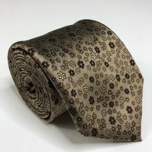 Canali 100% silk tie brown
